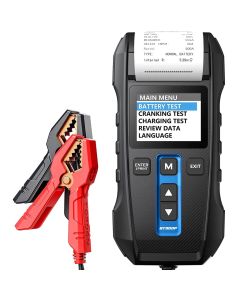 Topdon BT300P Auto Batterie Tester mit Druck 12V Auto Batterie Tester mit Drucker Batterie Last Test für Motorrad Auto ladung