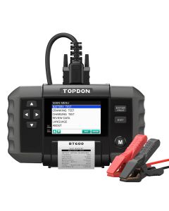 TOPDON BT600 12V/24V Batterietester KFZ Lade & Anlasssystem Analysator Drucker Battery Test Auto Batterie Werkzeug